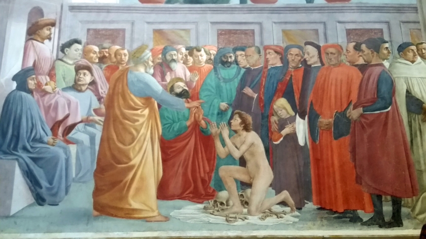 St Paul Visiting St Peter in Prison Lippi
